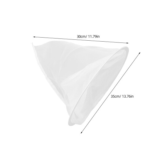 5Pcs Reusable Nylon Mesh Honey Filter Bags Cone Shape for Beekeeping 2