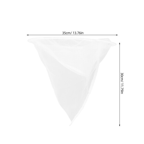 5Pcs Reusable Nylon Mesh Honey Filter Bags Cone Shape for Beekeeping 1