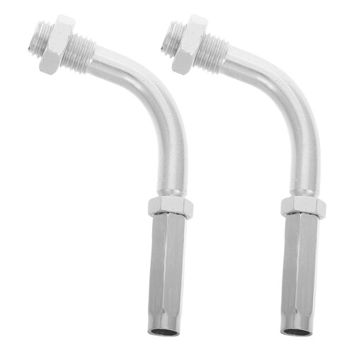 2Pièces Accessoires Vis Câble Aluminium Argenté