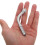 2Pièces Accessoires Vis Câble Aluminium Argenté 4