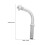 2Pièces Accessoires Vis Câble Aluminium Argenté 3