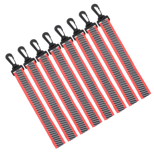 8Pièces Porte- Réfléchissant Orange Pour Course