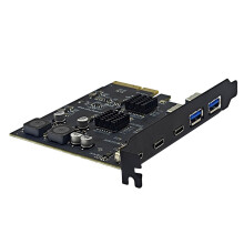 PCIE-USB-Erweiterungskarte, PCIE-Typ-C-USB3.2-Gen2-Karte,-2U3C