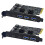 PCIE USB Expansion Card Expand PC Connectivities Fast Data-2U3C 2