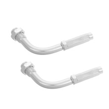 2Pz Viti Regolabili Cavo Frizione in Alluminio Argento Durabili