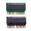 Adaptateur SSD M.2 NVMe PCIE M.2, carte de conversion SSD-Vert 2