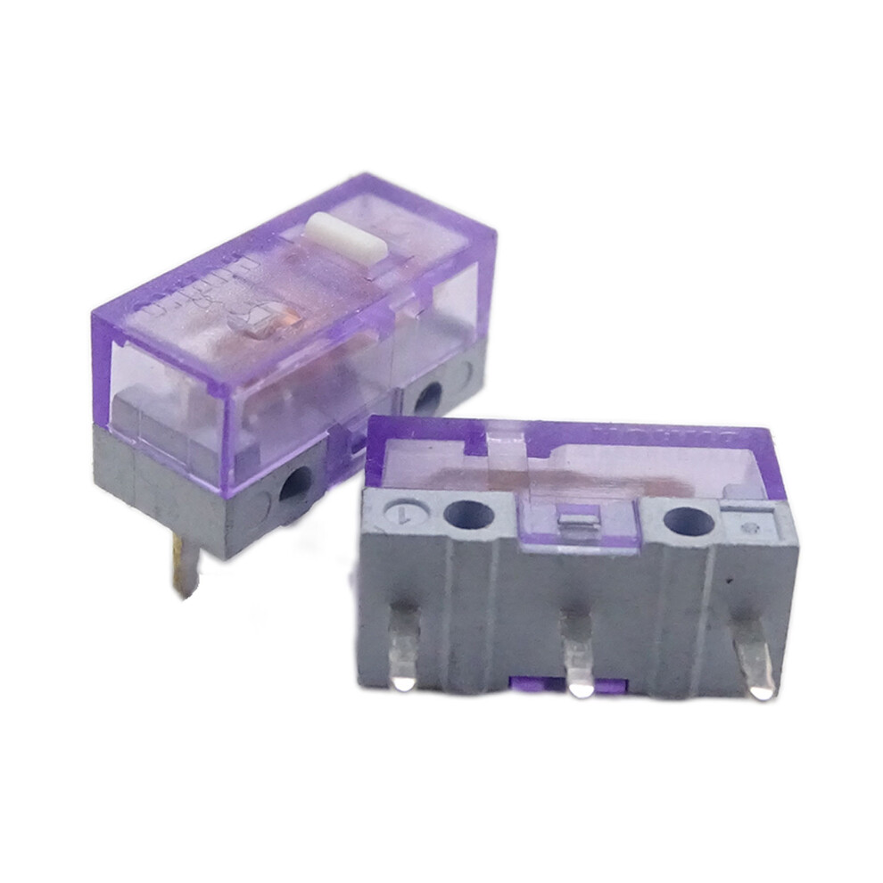 2Pcs Huano Mouse Micro Switches 120 Million Clicks-Grape Purple 7732000486135