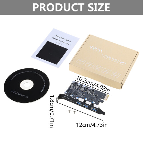 Carte d'extension PCIe USB 3.0, convertisseur Hub interne USB 2