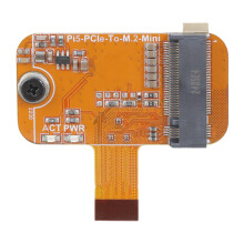 Pour RPi 5 PCIe vers M.2 NVMe SSD Mini carte d'extension sans
