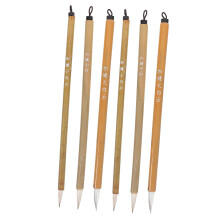 Baiyun Jianhao Writing Pen Black Ink Ink Pens for Writing Black Calligraphy Pen Black Pens Calligraphy Ink Highlighter Brush Pen Bamboo Pole Pack of 6