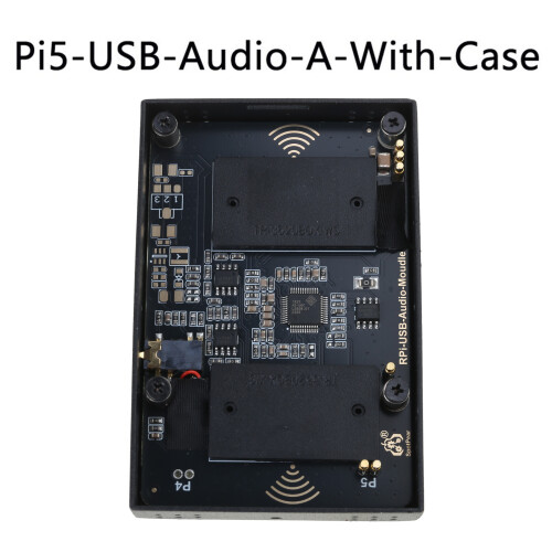 avec port pour écouteurs Module de carte son-Avec coque pour PI4 2