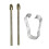 Durable Titanium Alloy Replacement Tips for S7+-Taper Brass 1