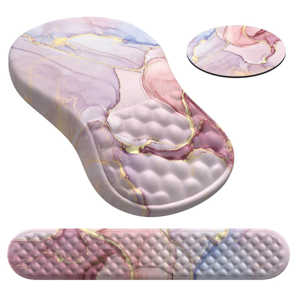Stable And Non Slip Memory Foam Wrist Rests Mouse Pad For-9 7732000486739
