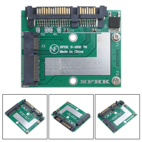 mSATA Mini PCIE SSD zu SATA3 6 Gbit/s SSD-Adapter-Konverterkarte 1