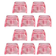 10 STKS Keycaps XDA Profiel Hoge Transparante Keycap Set-roze