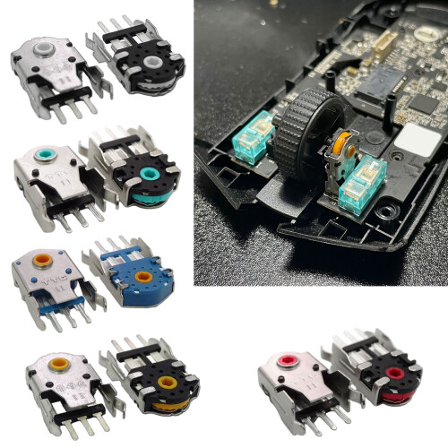 Encodeurs de souris haute précision, 2 pièces,-Noyau rouge 1