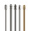 Kit de remplacement de pointe de stylet, 2 pièces,-Tête conique 5