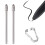 Embouts de remplacement à bille lisses pour stylet-Cône fileté 3