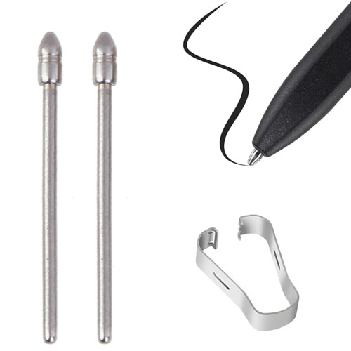 2PC Fine Point Tip Smooth Ballpoint Nib for  Scribe-Taper Brass 2
