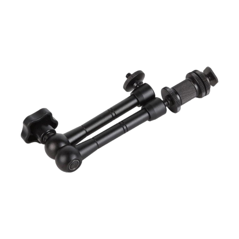 Adjustable Flexible Arm For Cameras And Lighting 7' 11' With 360 Degree Rotating Heads For Cameras Black 9426802291773