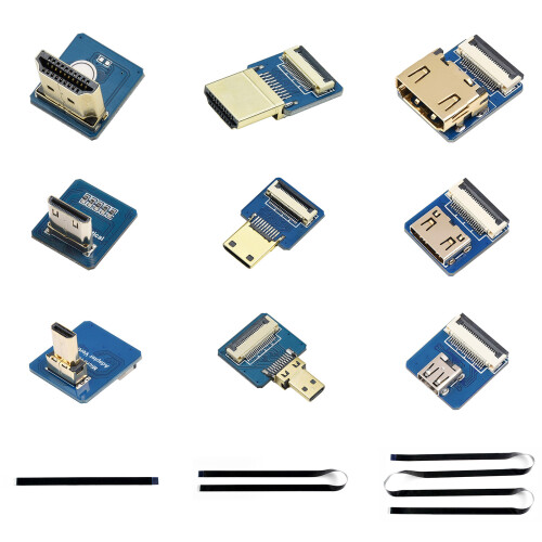 Flexible Extension Cord Small HDTV Plug Adapters MultiType-O 1