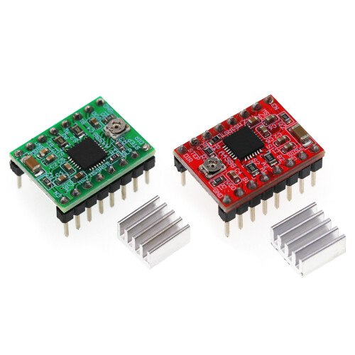 Pilote de moteur pas à pas A4988, moteur de commande-Rouge 2