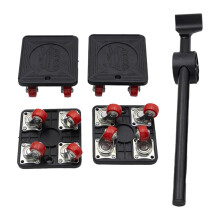 Furniture Lifter and Mover Set 1320lb Capacity with 360 Swivel Wheels and Ergonomic Handle