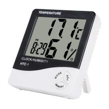 LCD Electronic Digital Temperature Humidity Meter Indoor Outdoor Thermometer Hygrometer Weather Station