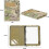 Outdoor Ring Binder Loose Leaf Paper Case for Camping Record 5