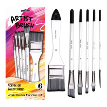 Professional Art Brushes for Kids, Portable Painting Brush Kit, Kids Paint Brush Set