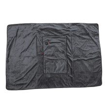 Heated Blanket For Emergency Use, Air Activated Fleece Warmth With Built-In Body Warmer Pockets, Reusable Thermal Blanket For Outdoor Indoor Situation