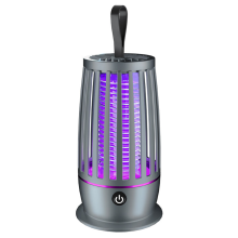 Electric Bug Zapper, Waterproof And High Power, Instant Release Kill For Lawns And Gardens, Includes Hanging Ring, Chemical-Free, Rechargeable Mosquit