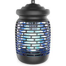 Wasserdichte Insektenvernichter-Laterne, 15-W-UV-Licht mit elektrischer Laternenfunktion, herausnehmbare Auffangschale für einfache Reinigung,