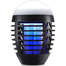 Dispositivo elettrico solare antizanzare, dispositivo di controllo dei parassiti 3 in 1 con controllo vocale, trappola impermeabile e ricaricabile