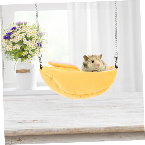 Hanging Hammock for Hamsters – Warm Sleeping Nest for Small Animals 1