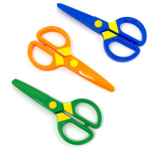 Dull Tip Stainless Steel Blades Children Scissors For Classroom And Home Activities, Ergonomic Design With Soft Touch Handles, Ambidextrous Design, No