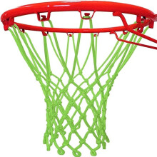 Lightweight Water Resistant Basketball Net Replacement, Heavy Duty Outdoor, Night Light Glow, Professional On-Court Quality, Official NCAA & NBA Baske