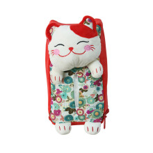 Heldigkat Feng Shui Dekoration Maneki Neko Velstandssymbol Keramisk Statue Held og Lykke Til Hjemmets Og Kontorets Dekoration