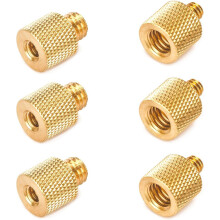 Microphone Stand Mic Mount, Stand Adapter For Tripod With Solid Brass Precision Made Construction, High Quality Brass Material Sturdy Rust-proof Anti-