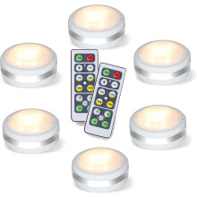 Lumini LED sub dulap, alb natural, reglabile, cu lumină regulabilă, cu baterii și aplicabilitate largă, telecomandă pentru dulapul de