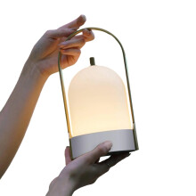 Lanterne portable sans fil à LED ultra-lumineuse, abat-jour à lumière diffuse et batterie Li-ion BigBatt, lampe rechargeable sans fil avec