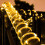 Charming Lighting Remote Control & Timer, Waterproof Outdoor Christmas Solar Lights, Flexible 33FT Copper String Lights with Versatile Use 1