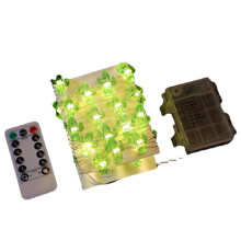 Guirlande lumineuse cactus basse tension, blanc chaud, 4,22 m, économe en énergie et facile à utiliser, fonctionne sur piles et est