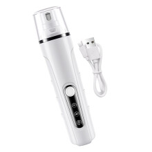 Upgraded Pet Nail Grinder with LED Light, Quiet Electric Dog Paw Trimmer, Rechargeable Dog Nail Clipper, 3Speed Electric Pet Cat Toenail Grinder
