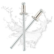 2piece decorative stainless steel rosette rivets, fastening elements for on labels