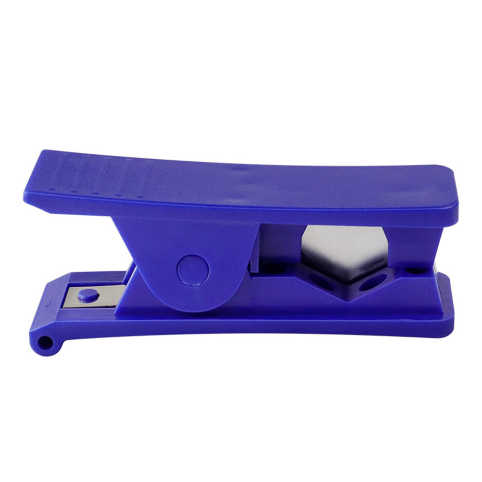 Lightweight Handheld Pipe Cutter Rustresistant Blue For Copper And Pvc Pipes Precision Clean Cut 9365049877992