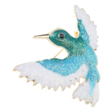 Chinesestyle brooch, stylish brooch, fun brooch for backpacks and clothing accessories, ideal for children and adults, blue.