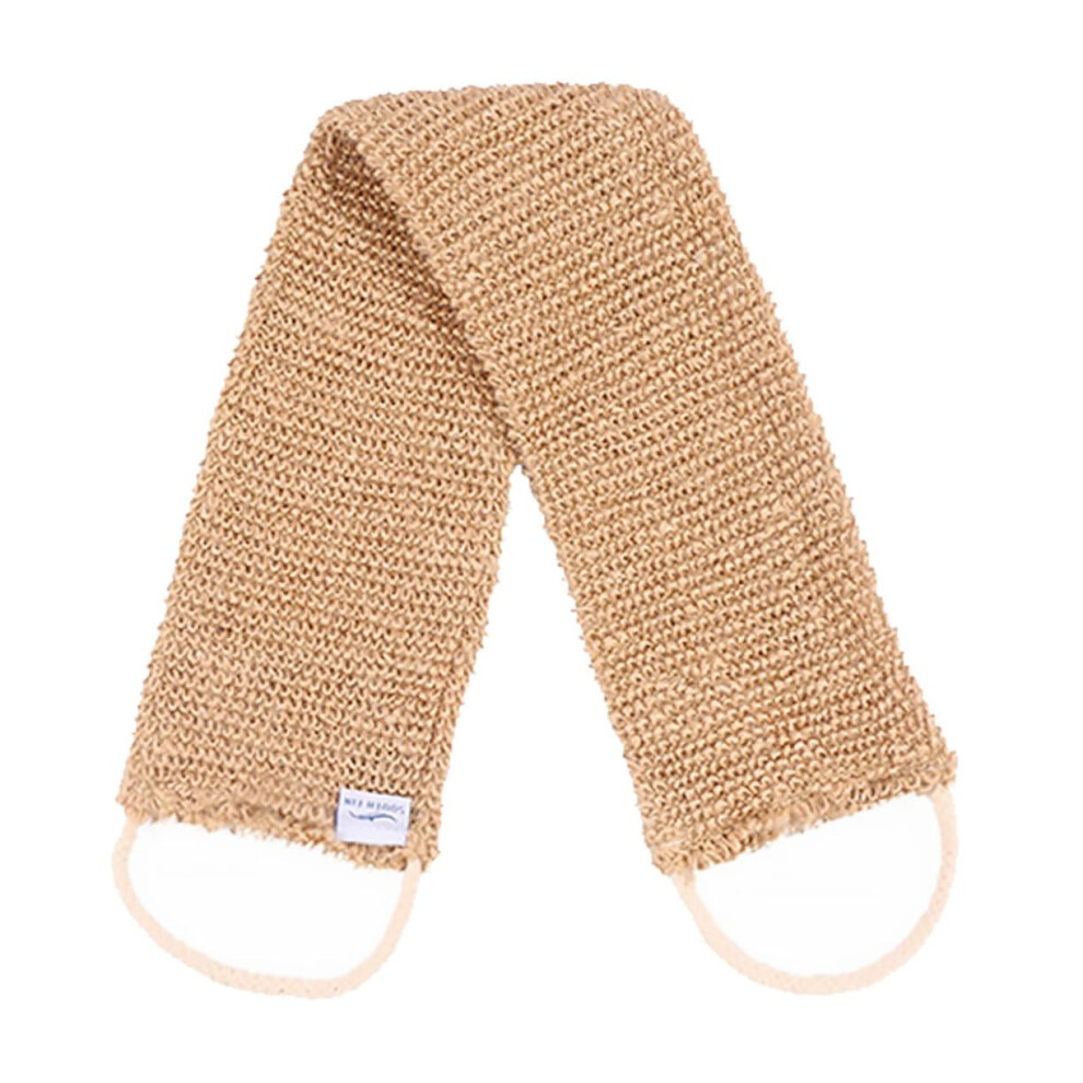 Ramie Jute and Shower Scrubber Exfoliating Scrubber for Back Care Skin Renewal and and for Home and Travel