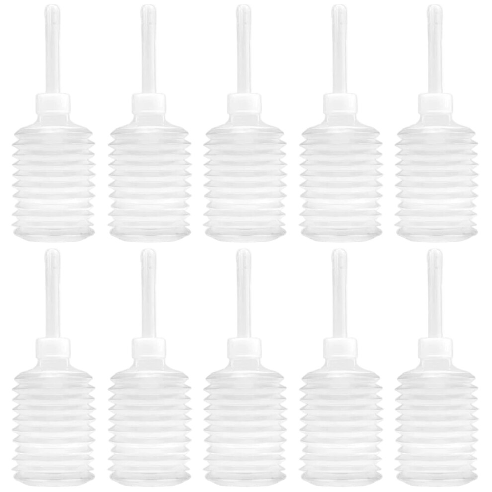 Douche Bottles 10Pcs 200ml Disposable Vaginal Douche Anal Applicator Eco Friendly Flexible Butt Cleaner For Women  Men