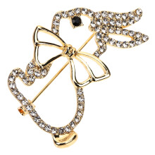 2 pieces Cartoon Rabbit Brooches for Women, Cute Pin Badges in Bunny Design for Clothing and Bags, for Special Occasions